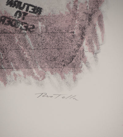 Mimmo ROTELLA : Return to sender, Lithographie originale signée
