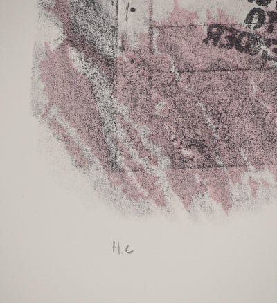 Mimmo ROTELLA : Return to sender, Lithographie originale signée