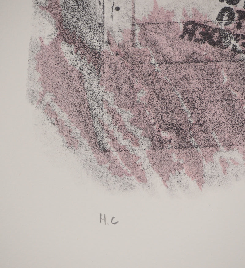 Mimmo ROTELLA : Return to sender, Lithographie originale signée