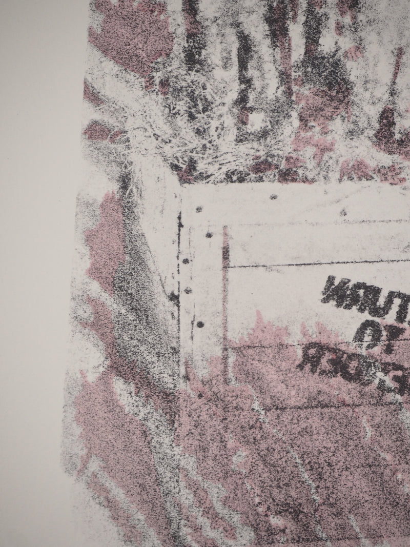 Mimmo ROTELLA : Return to sender, Lithographie originale signée