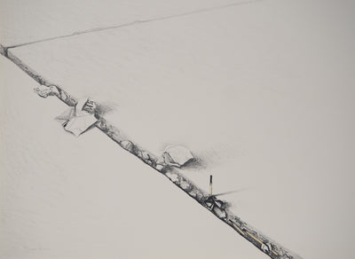 Costa TSOCLIS : La ligne, Lithographie originale signée