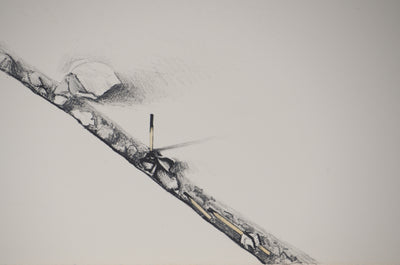 Costa TSOCLIS : La ligne, Lithographie originale signée