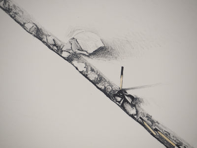 Costa TSOCLIS : La ligne, Lithographie originale signée
