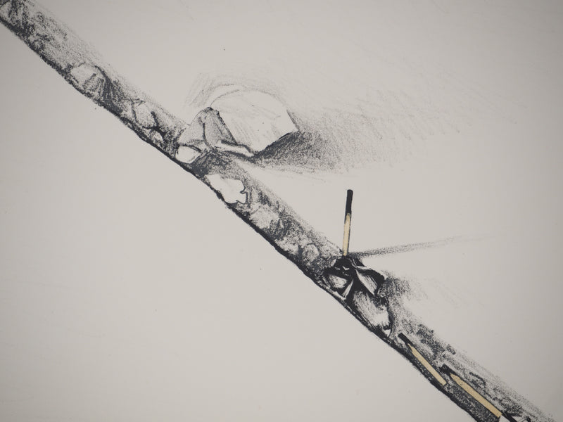 Costa TSOCLIS : La ligne, Lithographie originale signée