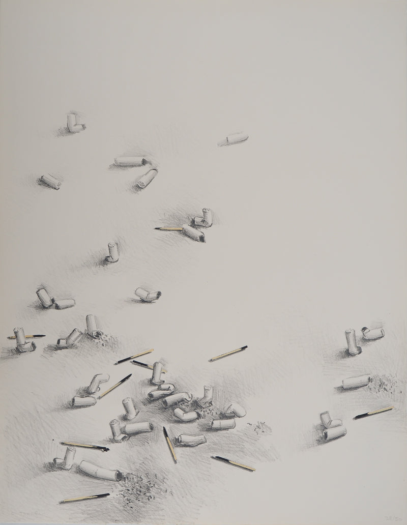 Costa TSOCLIS : Eclatement, Lithographie originale signée
