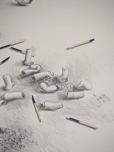 Costa TSOCLIS : Eclatement, Lithographie originale signée