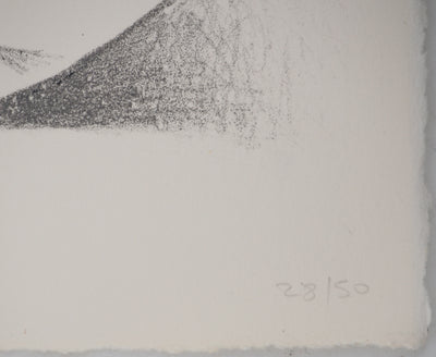 Costa TSOCLIS : Le fil rouge, Lithographie originale signée