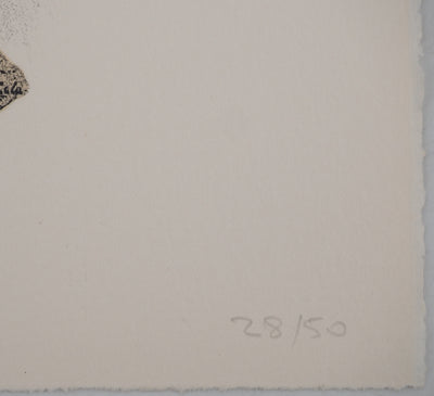Costa TSOCLIS : Les boules de papier, Lithographie originale signée