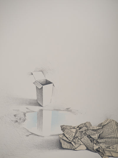 Costa TSOCLIS : Près de l'eau, Lithographie originale signée