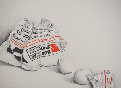 Costa TSOCLIS : Le message, Lithographie originale signée