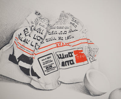Costa TSOCLIS : Le message, Lithographie originale signée
