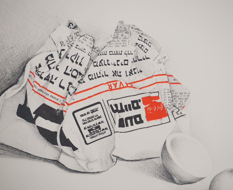 Costa TSOCLIS : Le message, Lithographie originale signée