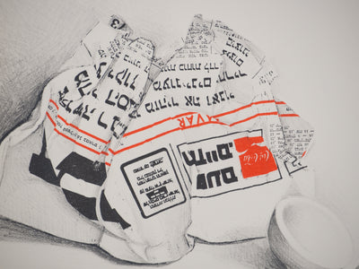 Costa TSOCLIS : Le message, Lithographie originale signée