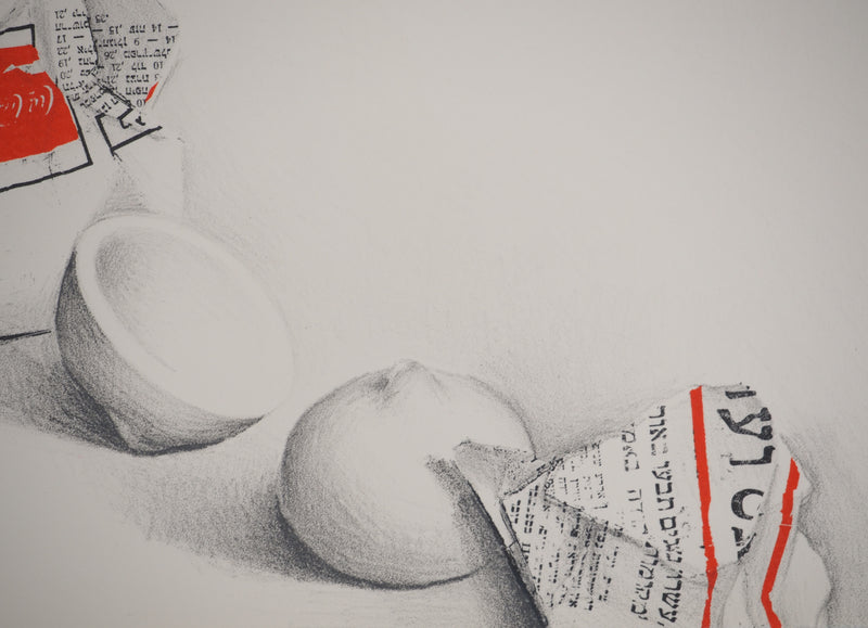 Costa TSOCLIS : Le message, Lithographie originale signée