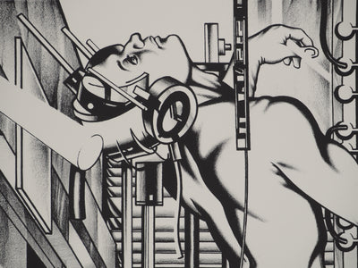 Francisco MELO : Nu dystopique, Lithographie originale (photo de détail 4) - Crédit photo : Galerie Art.Paris