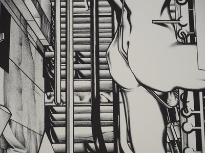 Francisco MELO : Nu dystopique, Lithographie originale (photo de détail 5) - Crédit photo : Galerie Art.Paris