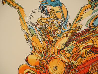 Roger Louis CHAVANON : Femme du future, Lithographie originale (photo de détail 5) - Crédit photo : Galerie Art.Paris