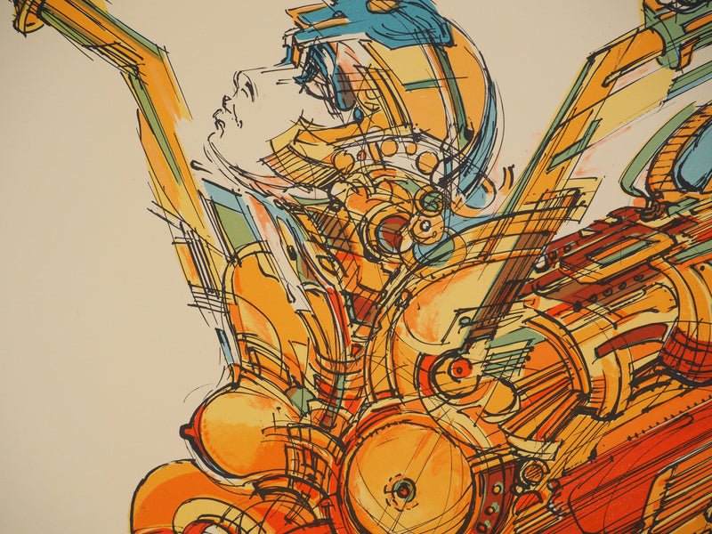 Roger Louis CHAVANON : Femme du future, Lithographie originale (photo de détail 5) - Crédit photo : Galerie Art.Paris