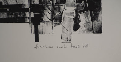 Francisco MELO : Dystopie scientifique, Lithographie originale (photo de détail 3) - Crédit photo : Galerie Art.Paris