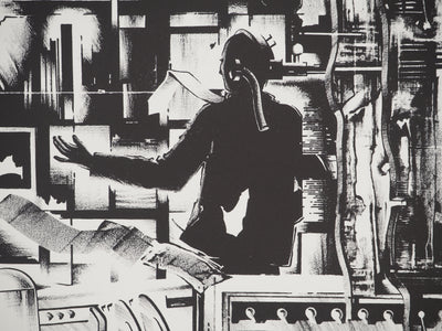 Francisco MELO : Dystopie scientifique, Lithographie originale (photo de détail 5) - Crédit photo : Galerie Art.Paris