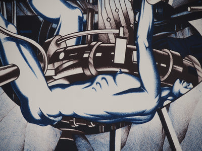 Francisco MELO : Composition mécanique, Lithographie originale (photo de détail 5) - Crédit photo : Galerie Art.Paris