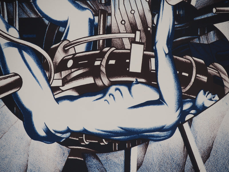 Francisco MELO : Composition mécanique, Lithographie originale (photo de détail 5) - Crédit photo : Galerie Art.Paris