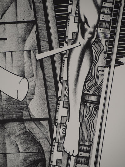 Francisco MELO : Metropolis, Lithographie originale (photo de détail 5) - Crédit photo : Galerie Art.Paris