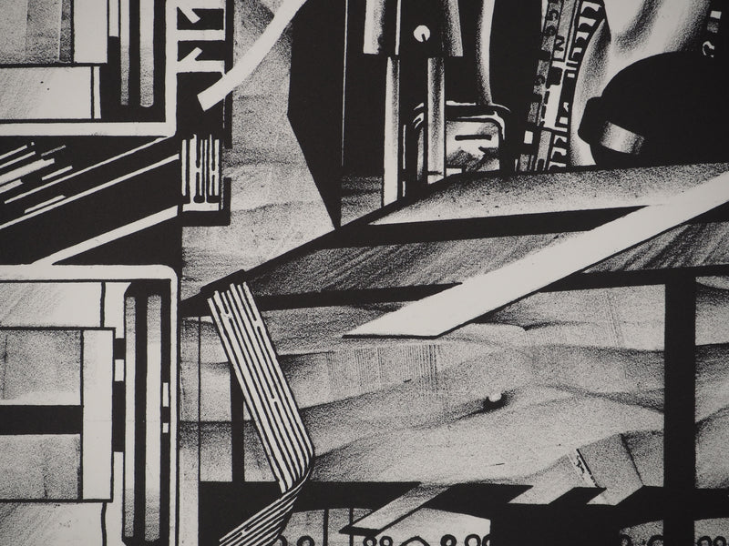 Francisco MELO : Metropolis, Lithographie originale (photo de détail 6) - Crédit photo : Galerie Art.Paris