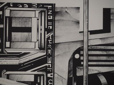 Francisco MELO : Metropolis, Lithographie originale (photo de détail 7) - Crédit photo : Galerie Art.Paris