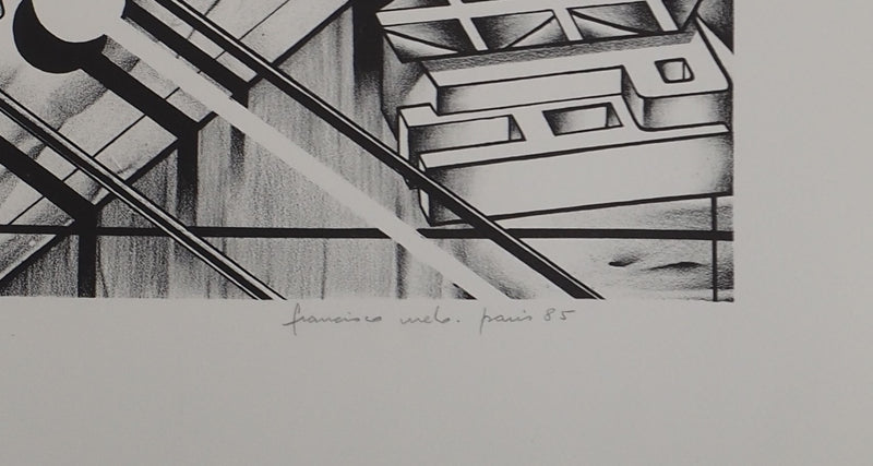 Francisco MELO : Surhomme, Lithographie originale (photo de détail 3) - Crédit photo : Galerie Art.Paris
