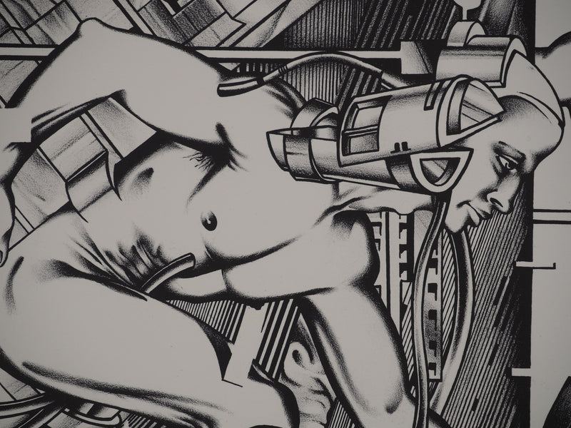 Francisco MELO : Surhomme, Lithographie originale (photo de détail 4) - Crédit photo : Galerie Art.Paris