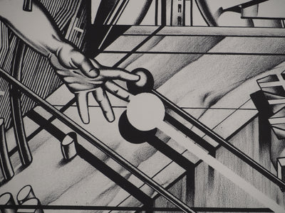 Francisco MELO : Surhomme, Lithographie originale (photo de détail 6) - Crédit photo : Galerie Art.Paris