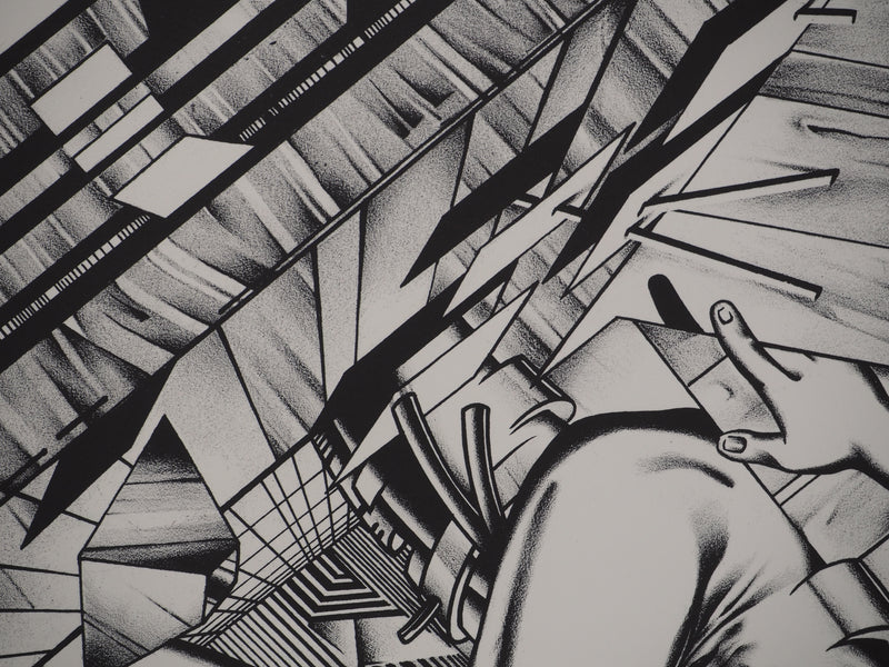 Francisco MELO : Surhomme, Lithographie originale (photo de détail 7) - Crédit photo : Galerie Art.Paris