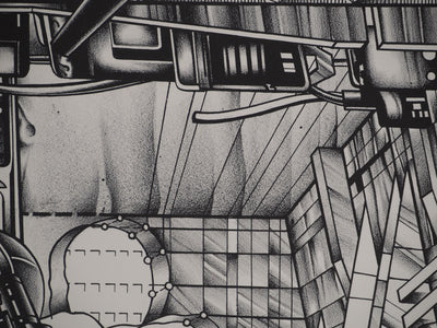 Francisco MELO : Les guerriers futuristes, Lithographie originale (photo de détail 8) - Crédit photo : Galerie Art.Paris