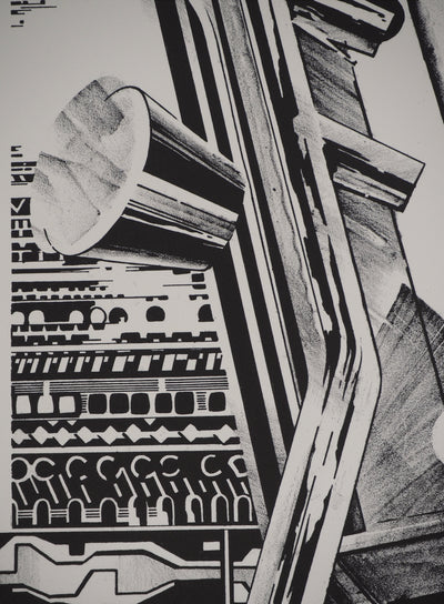 Francisco MELO : Homme du futur, Lithographie originale (photo de détail 5) - Crédit photo : Galerie Art.Paris