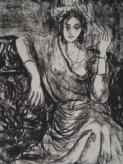 Leopoldo PRESAS : La belle Argentine, Lithographie originale signée