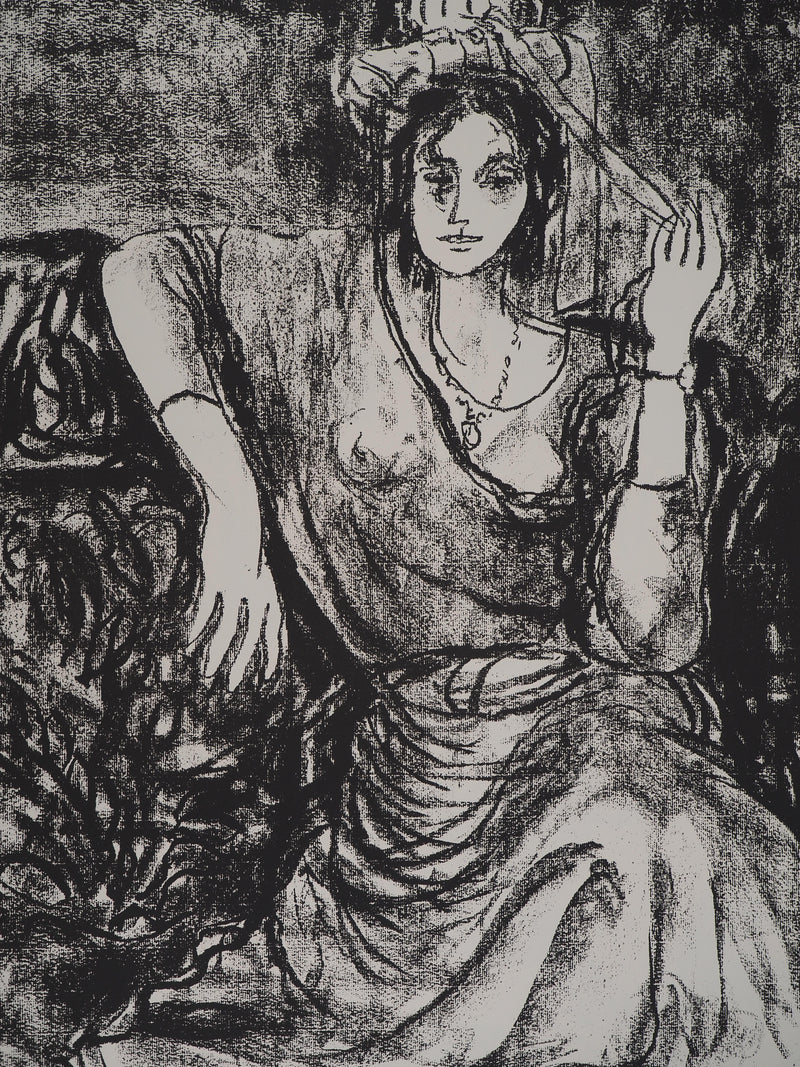 Leopoldo PRESAS : La belle Argentine, Lithographie originale signée