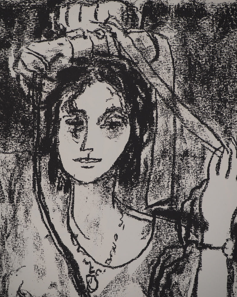 Leopoldo PRESAS : La belle Argentine, Lithographie originale signée
