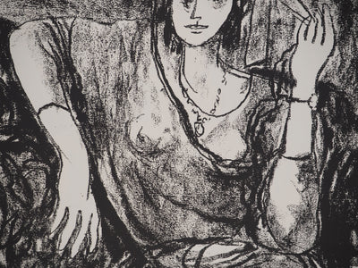 Leopoldo PRESAS : La belle Argentine, Lithographie originale signée