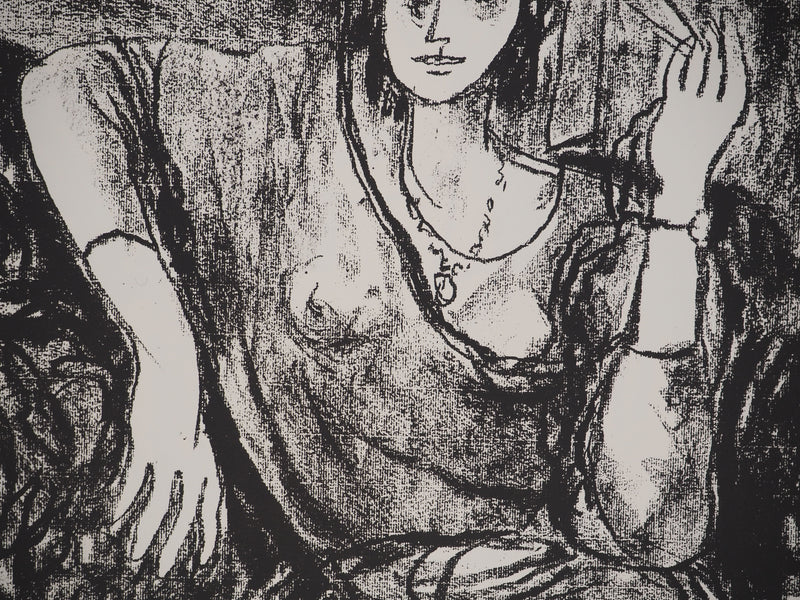 Leopoldo PRESAS : La belle Argentine, Lithographie originale signée