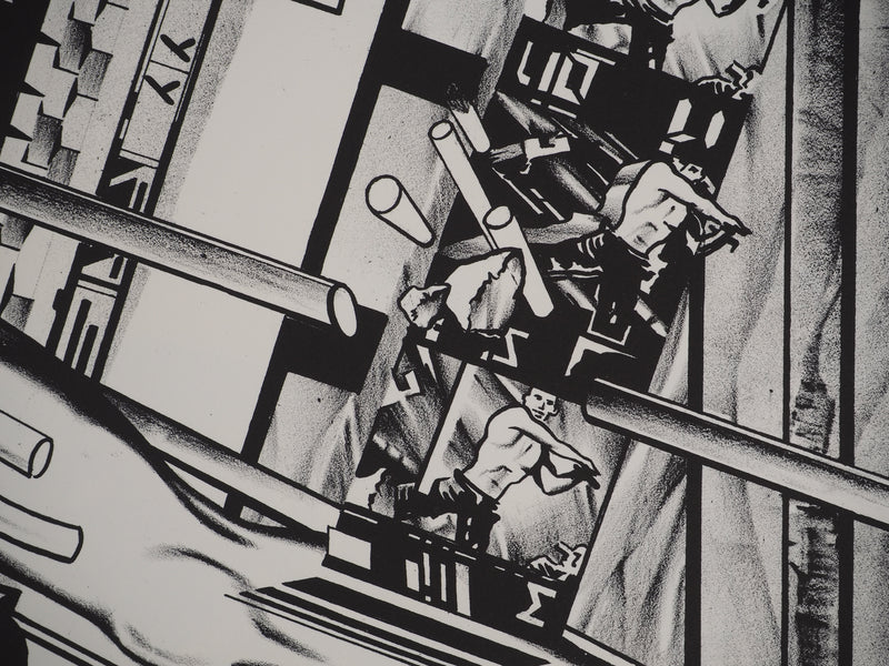 Francisco MELO : Les amants du futurs, Lithographie originale (photo de détail 5) - Crédit photo : Galerie Art.Paris