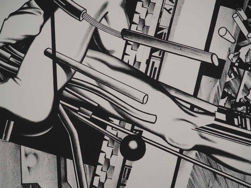 Francisco MELO : Les amants du futurs, Lithographie originale (photo de détail 6) - Crédit photo : Galerie Art.Paris