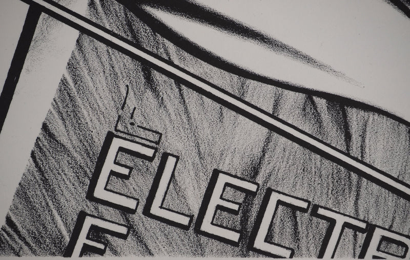Francisco MELO : Les amants du futurs, Lithographie originale (photo de détail 7) - Crédit photo : Galerie Art.Paris