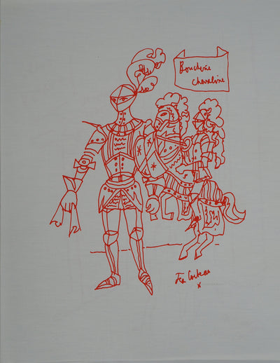 Jean COCTEAU : Chevalier du goû, Lithographie originale (photo de détail 7) - Crédit photo : Galerie Art.Paris