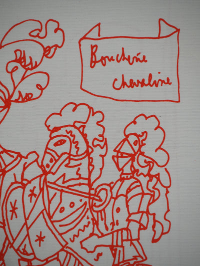 Jean COCTEAU : Chevalier du goû, Lithographie originale (photo de détail 3) - Crédit photo : Galerie Art.Paris