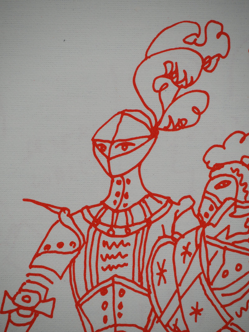 Jean COCTEAU : Chevalier du goû, Lithographie originale (photo de détail 4) - Crédit photo : Galerie Art.Paris
