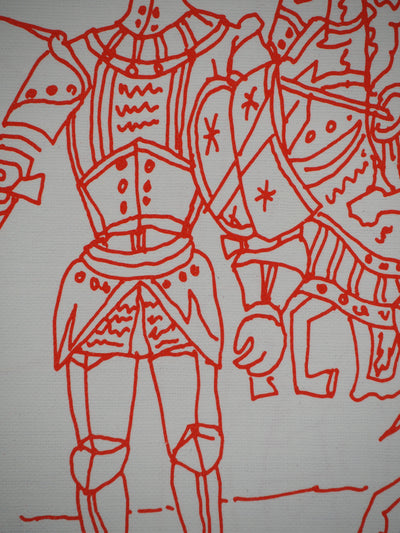 Jean COCTEAU : Chevalier du goû, Lithographie originale (photo de détail 5) - Crédit photo : Galerie Art.Paris