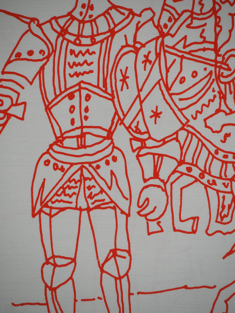 Jean COCTEAU : Chevalier du goû, Lithographie originale (photo de détail 5) - Crédit photo : Galerie Art.Paris