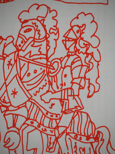 Jean COCTEAU : Chevalier du goû, Lithographie originale (photo de détail 6) - Crédit photo : Galerie Art.Paris