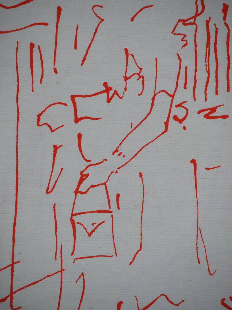 Jean COCTEAU : Paris, Diner au Grand Véfou, Lithographie originale (photo de détail 6) - Crédit photo : Galerie Art.Paris